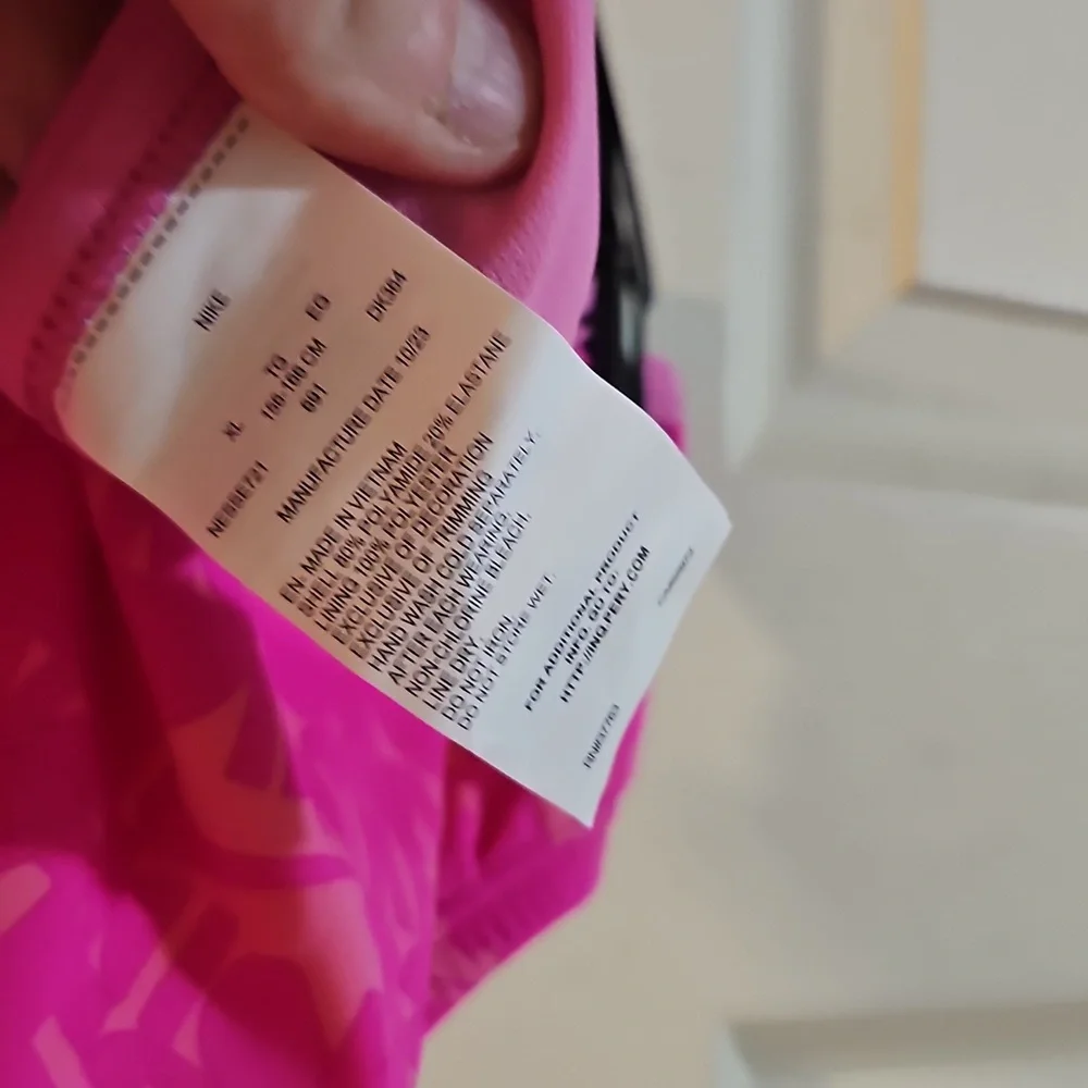 Nike Girls' T-Crossback Midkini Set: PINK: NEW WITH TAGS: SIZE XL